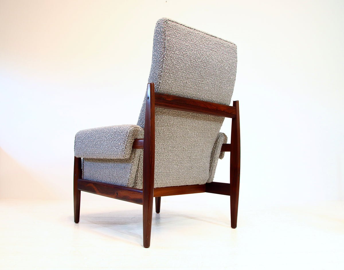 Vintage Danish Armchair in Brazilian Rosewood