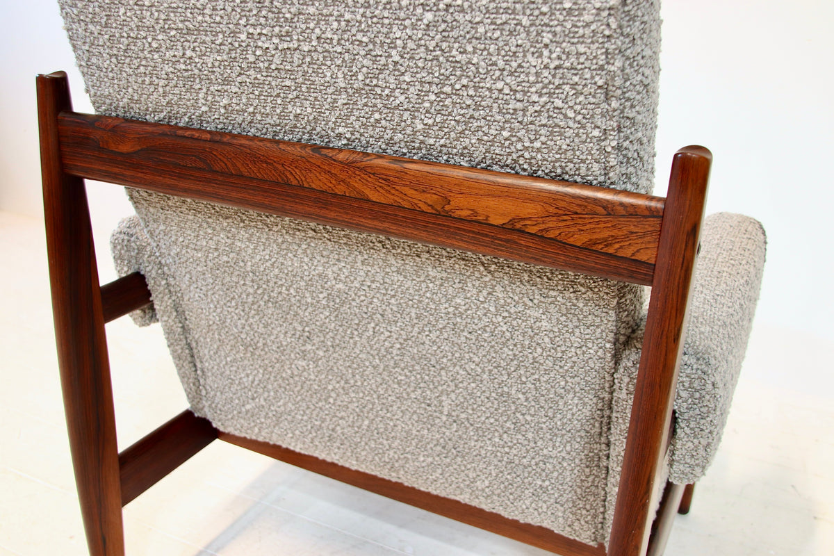 Vintage Danish Armchair in Brazilian Rosewood