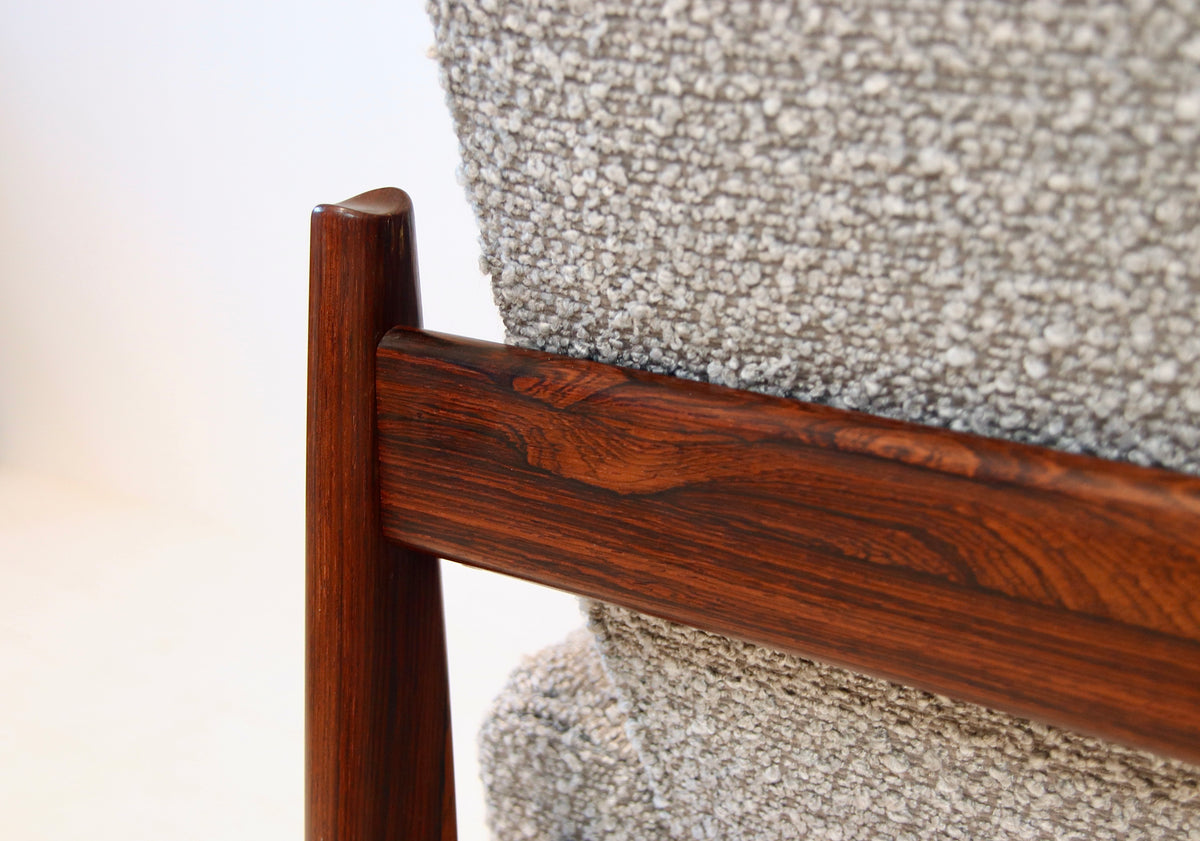 Vintage Danish Armchair in Brazilian Rosewood