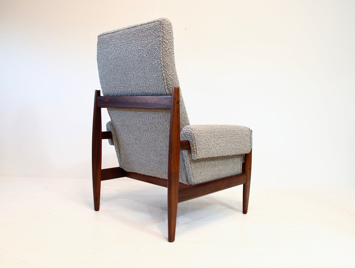 Vintage Danish Armchair in Brazilian Rosewood