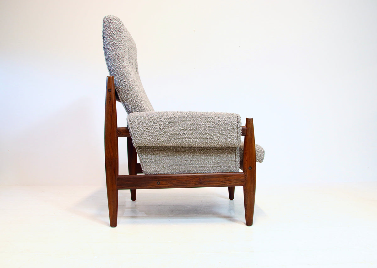 Vintage Danish Armchair in Brazilian Rosewood