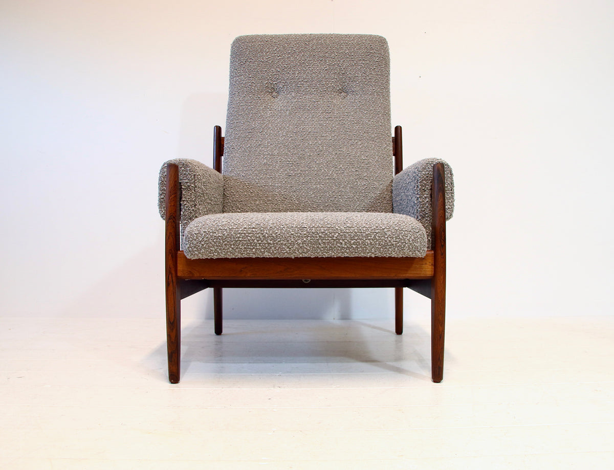 Vintage Danish Armchair in Brazilian Rosewood
