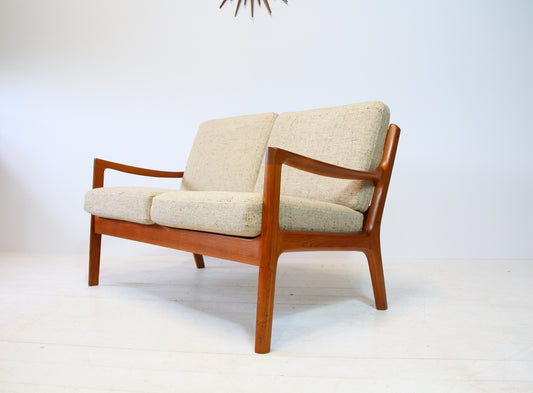 Ole Wanscher Solid Teak Senator 2 Seater Sofa - Danish Modern c.1960