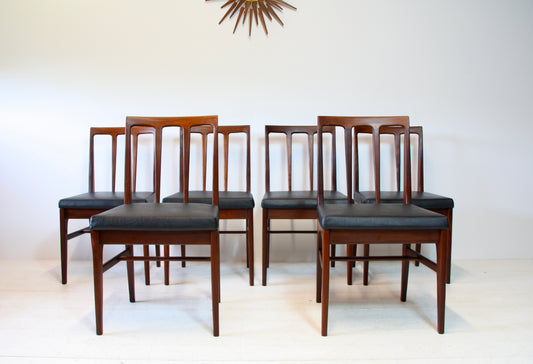 SOLD - 6 Mid Century Dining Chairs by Younger c.1960
