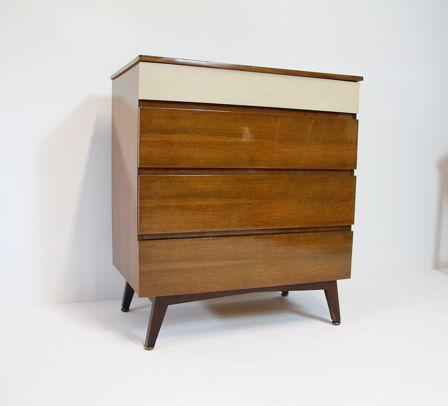 Vintage High Gloss Walnut Drawers by Meredew