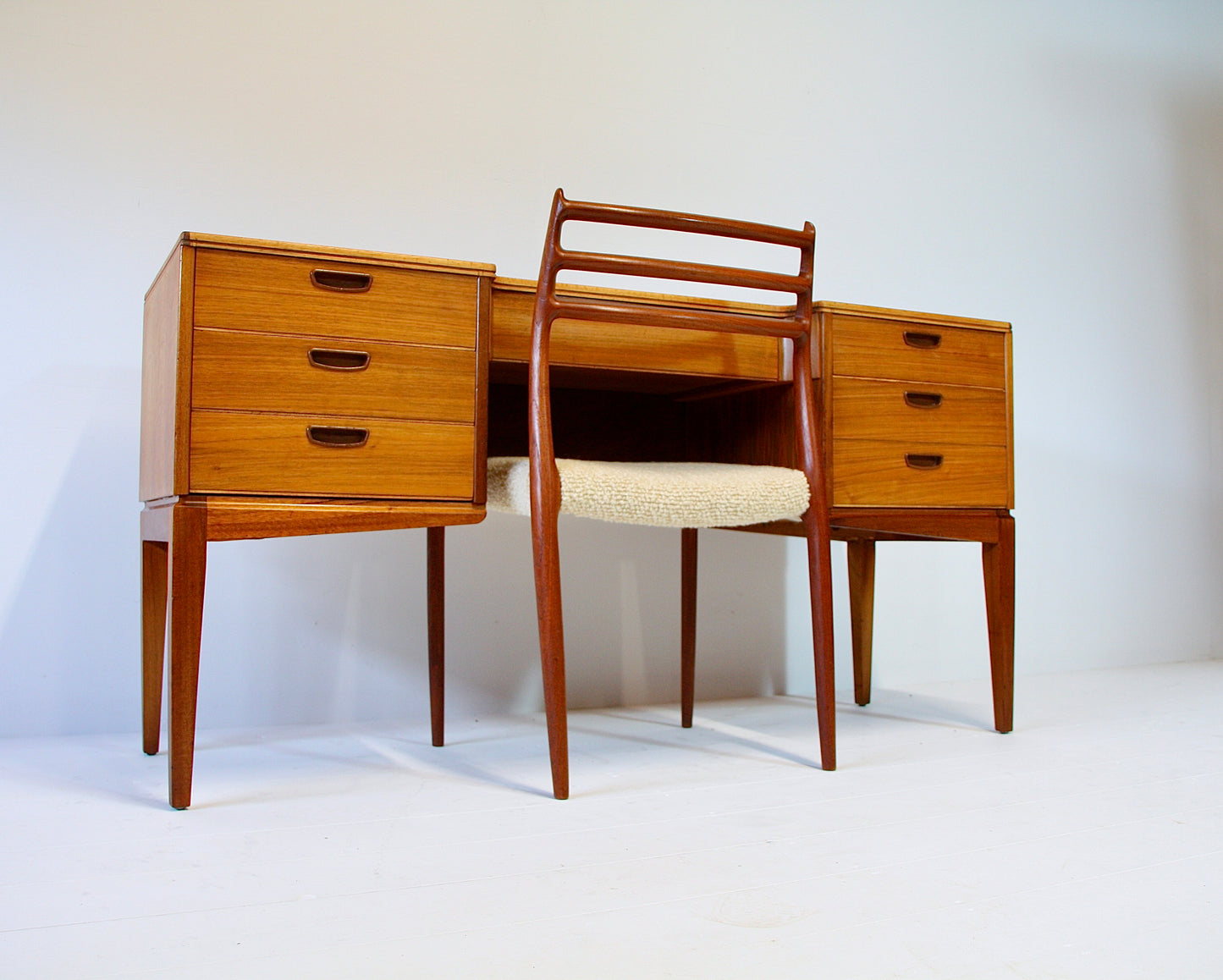 SOLD - Vintage Desk in Walnut by Alfred Cox 1967