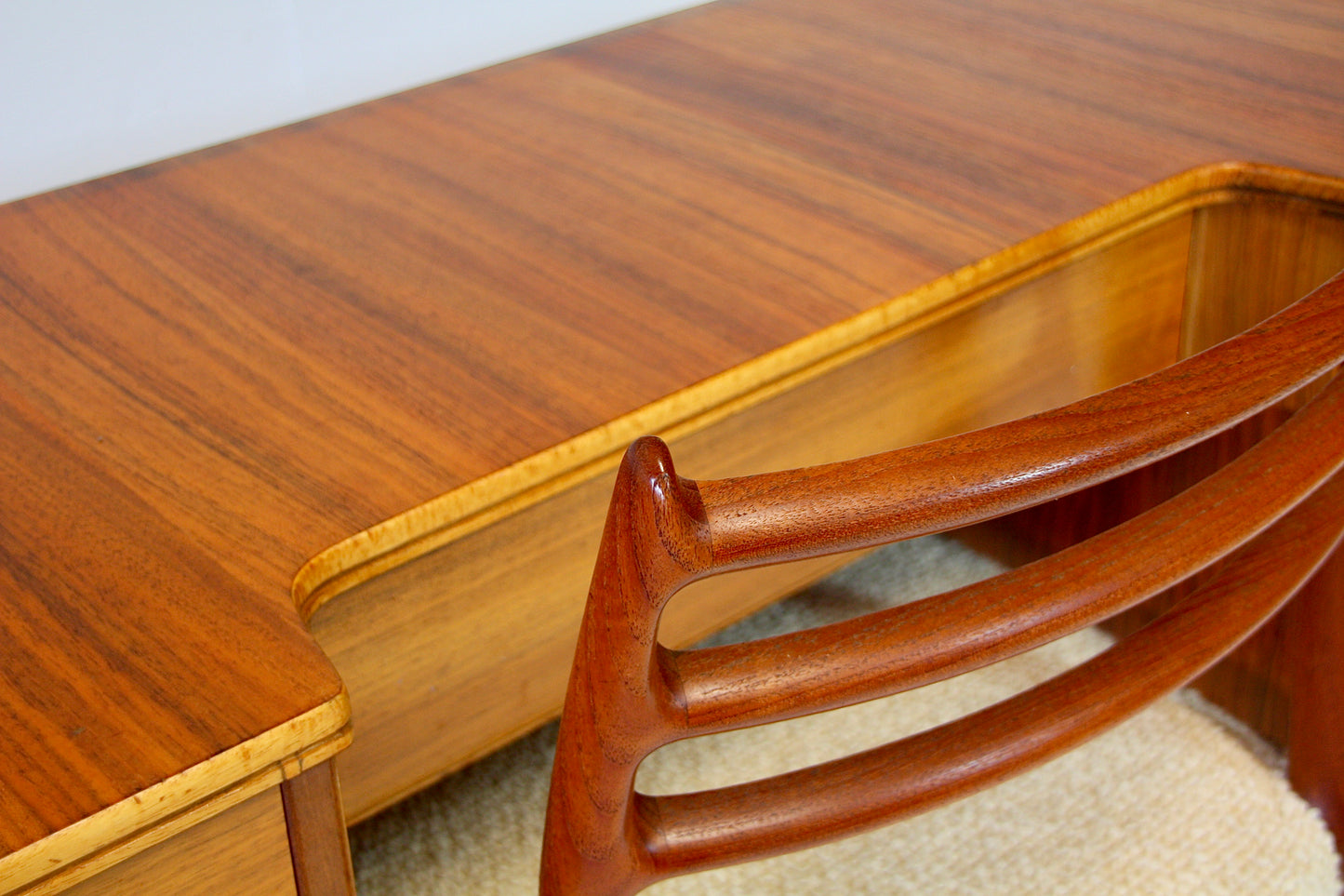 SOLD - Vintage Desk in Walnut by Alfred Cox 1967