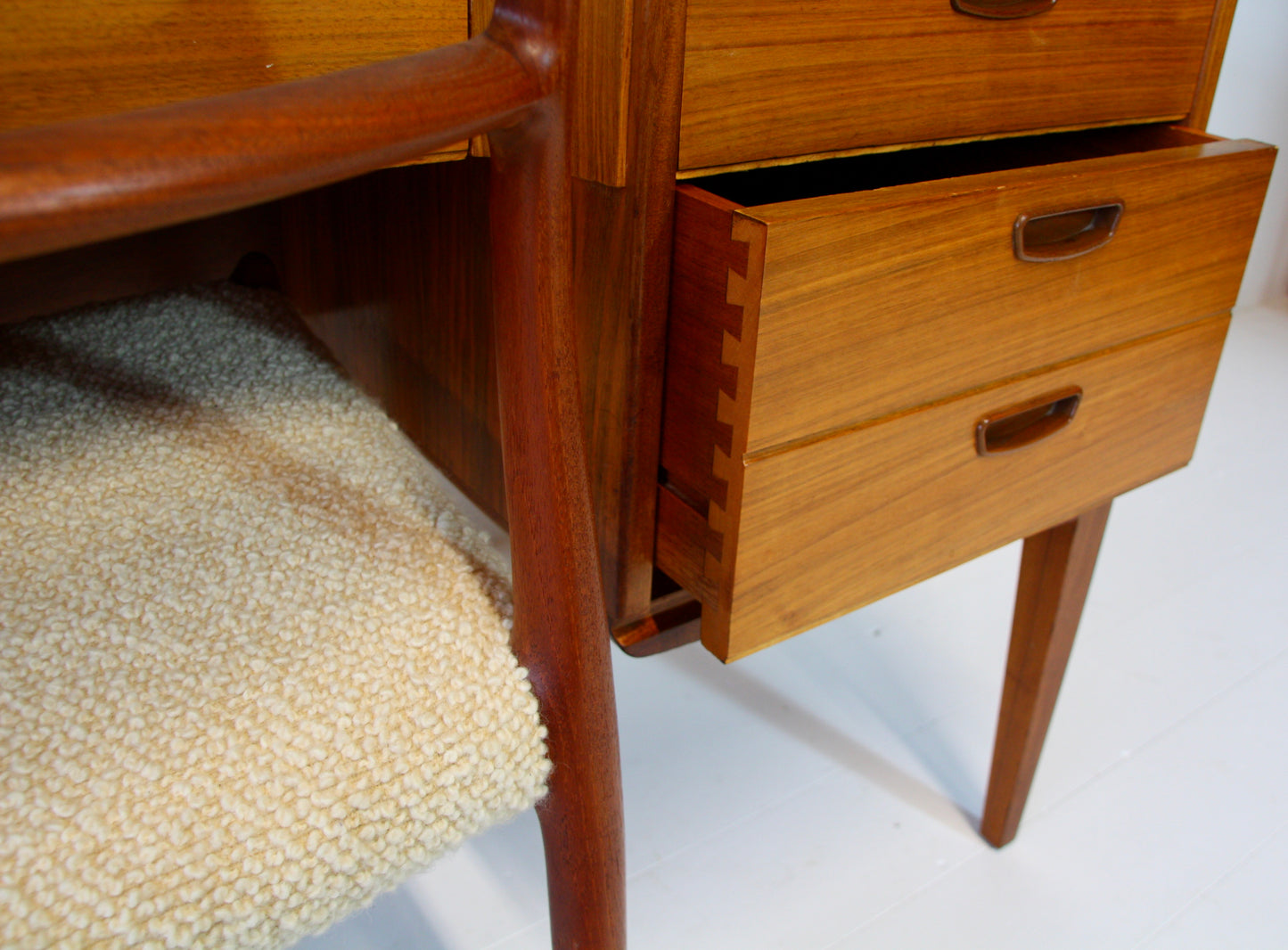 SOLD - Vintage Desk in Walnut by Alfred Cox 1967
