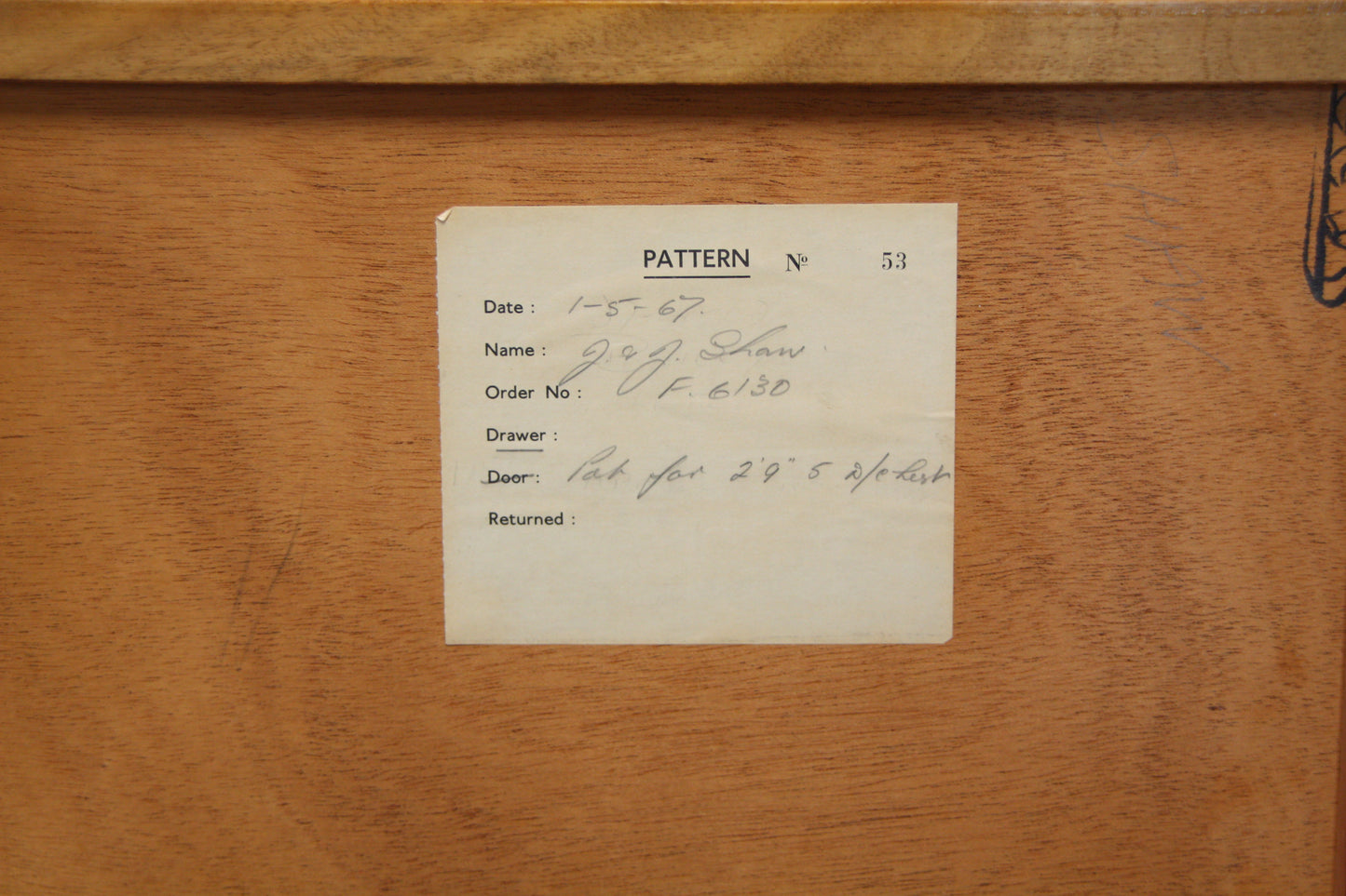 SOLD - Vintage Desk in Walnut by Alfred Cox 1967