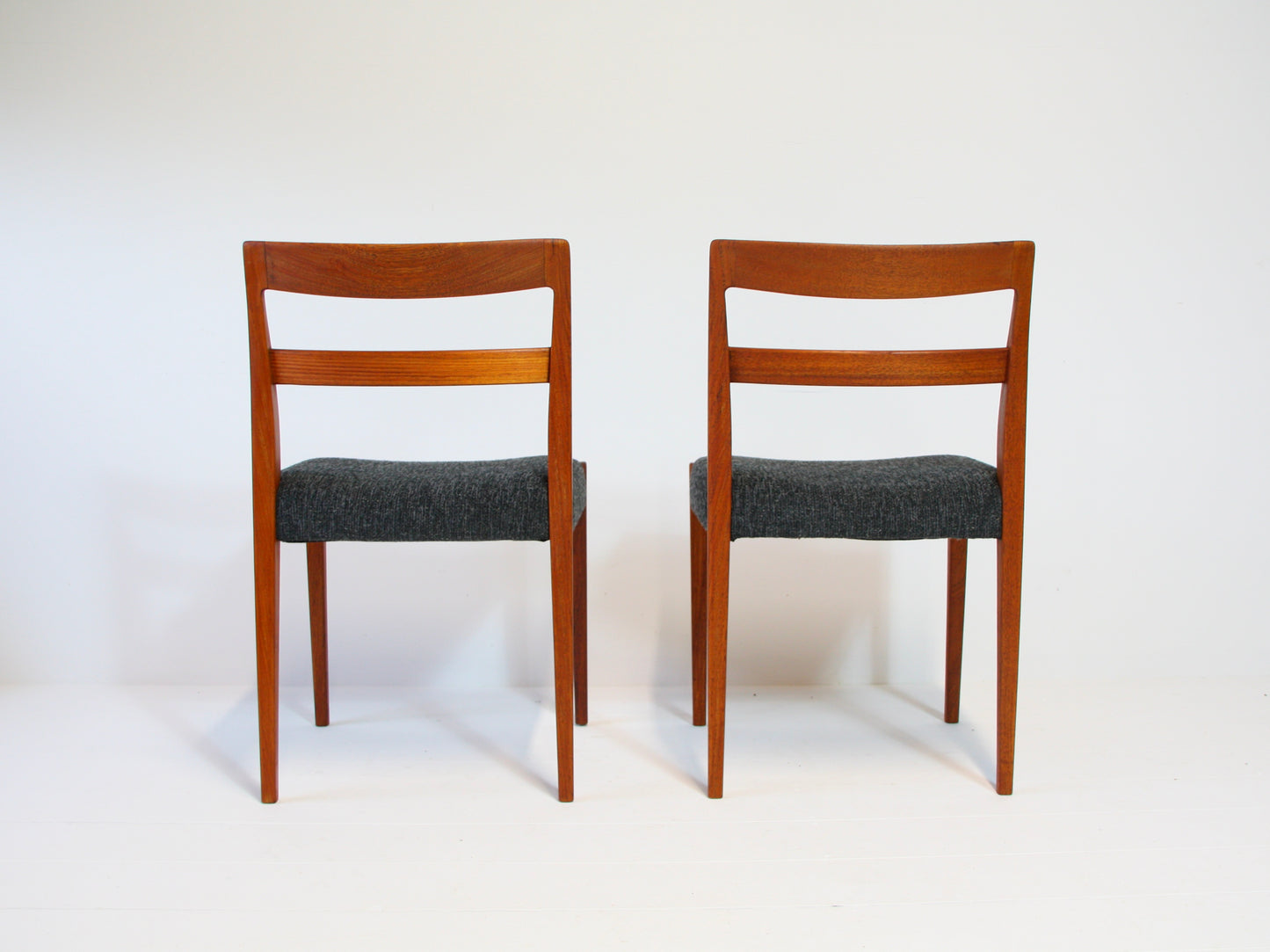 Pair of Swedish Chairs in Teak by Nils Jonsson for Troeds