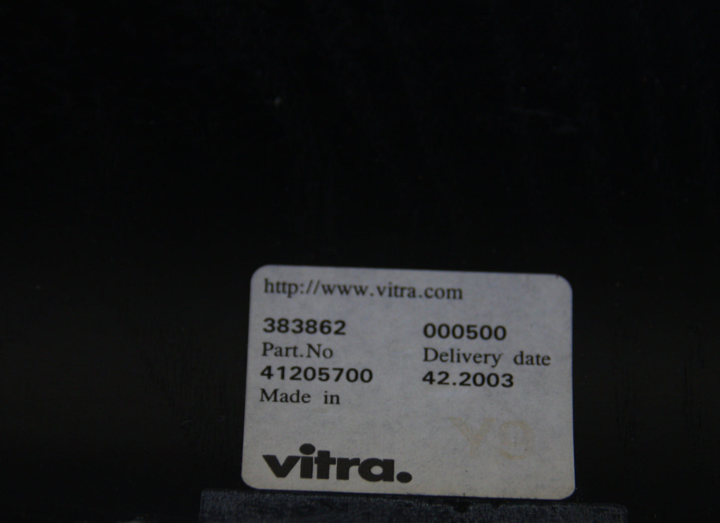 4 Eames DCM Black Ash & Chrome Dining Chairs by Vitra