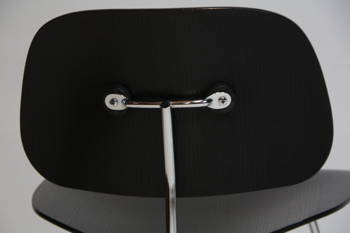 2 Eames LCM Lounge Chairs in Black Ash & Chrome - Vitra