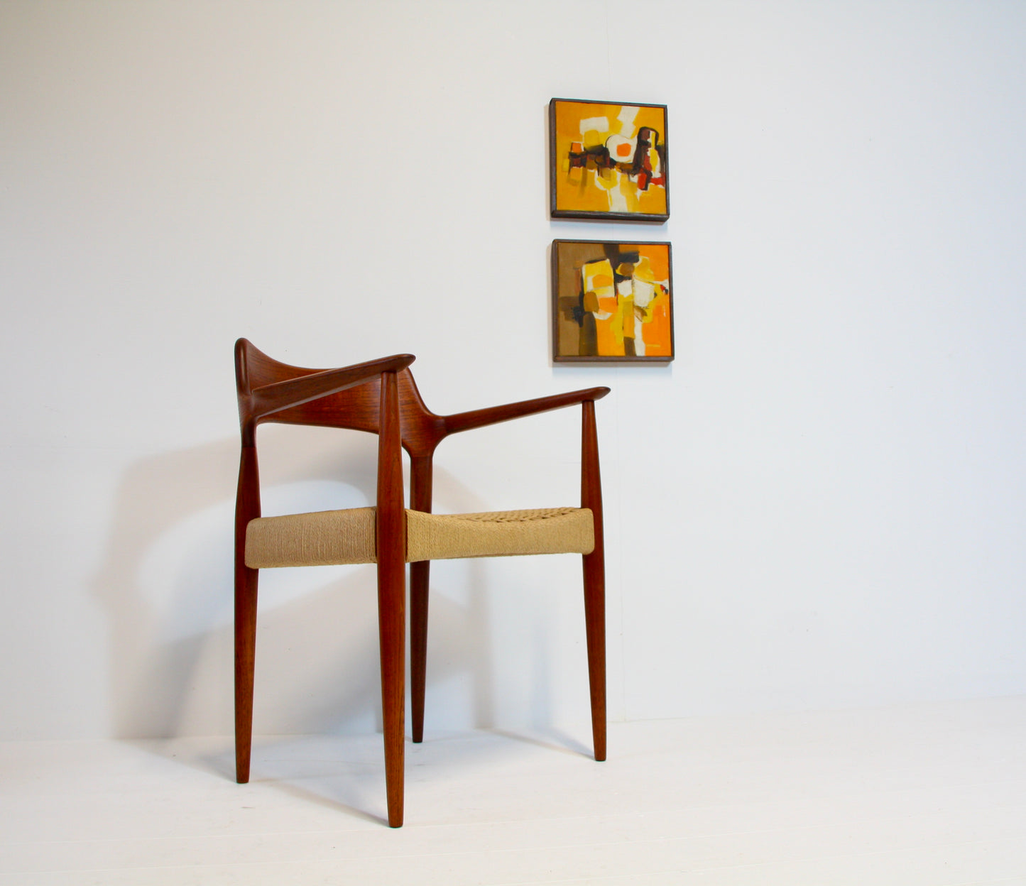 Vintage Abstract Paintings by P.J Davison - California c.1970