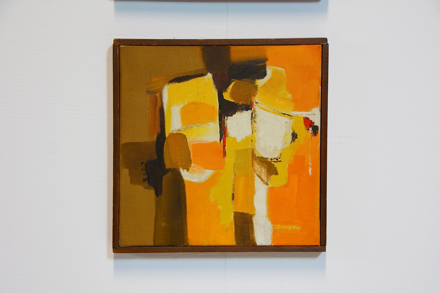 Vintage Abstract Paintings by P.J Davison - California c.1970