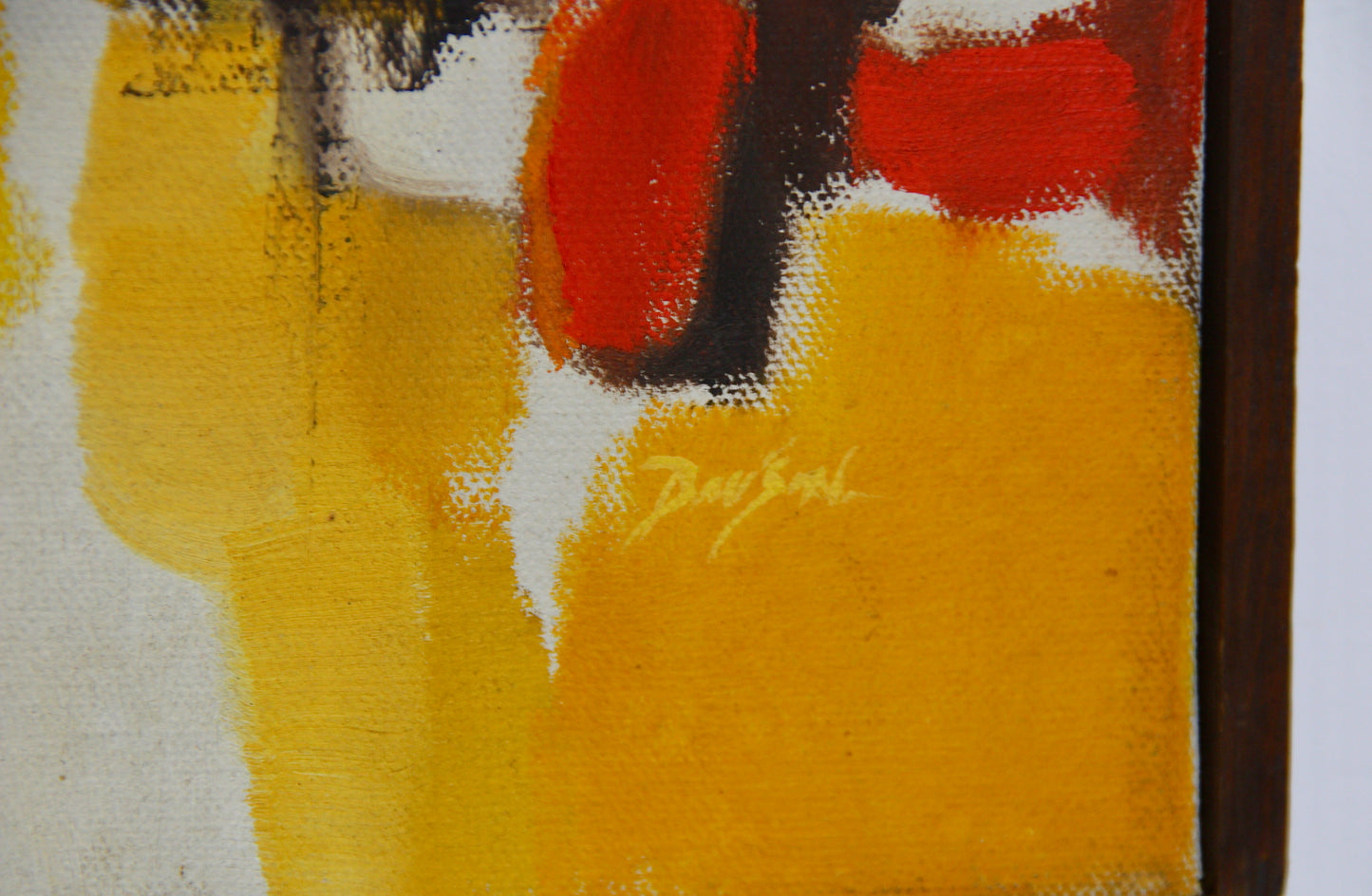 Vintage Abstract Paintings by P.J Davison - California c.1970