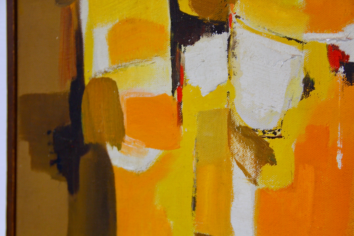 Vintage Abstract Paintings by P.J Davison - California c.1970