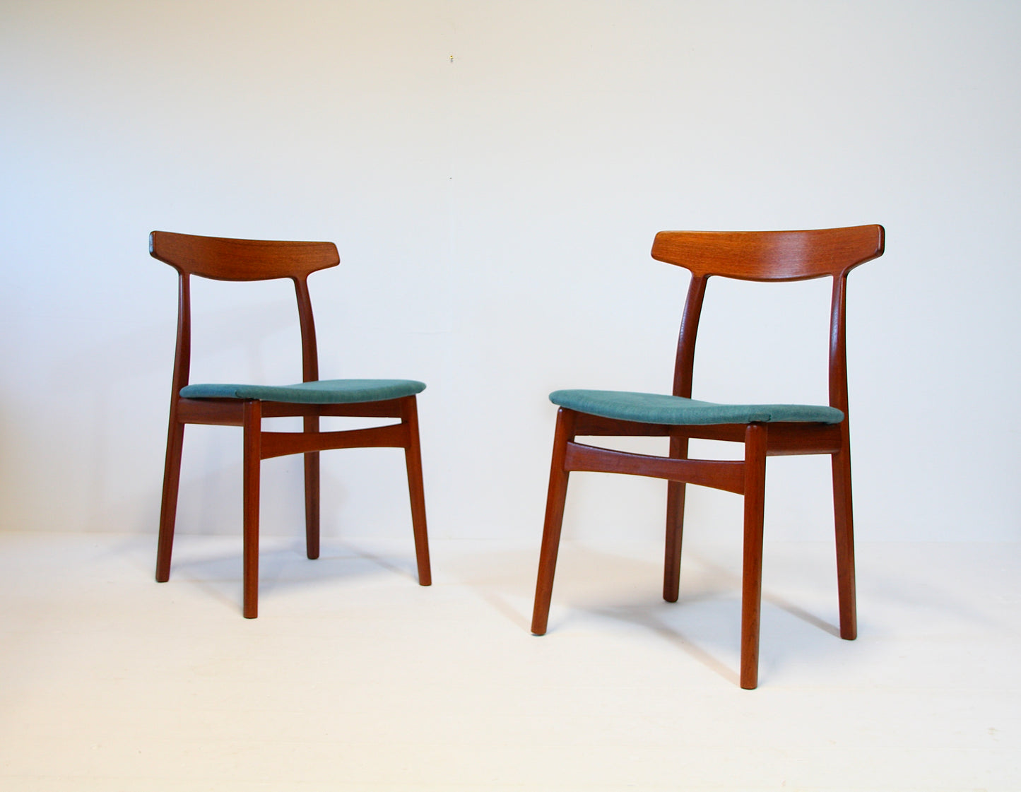 2 Chairs by Henning Kjaernulf for Bruno Hansen - Teak c.1960