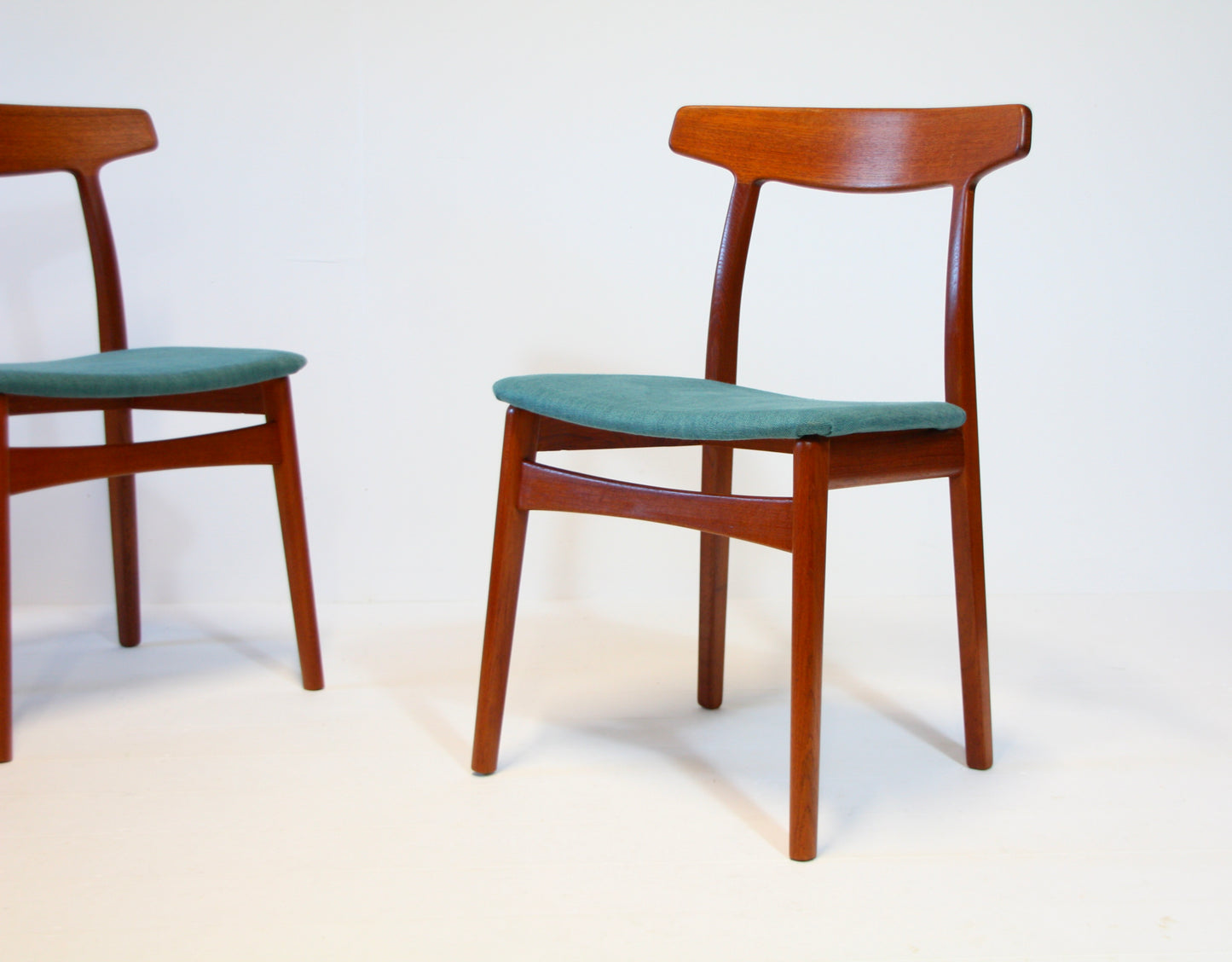 2 Chairs by Henning Kjaernulf for Bruno Hansen - Teak c.1960