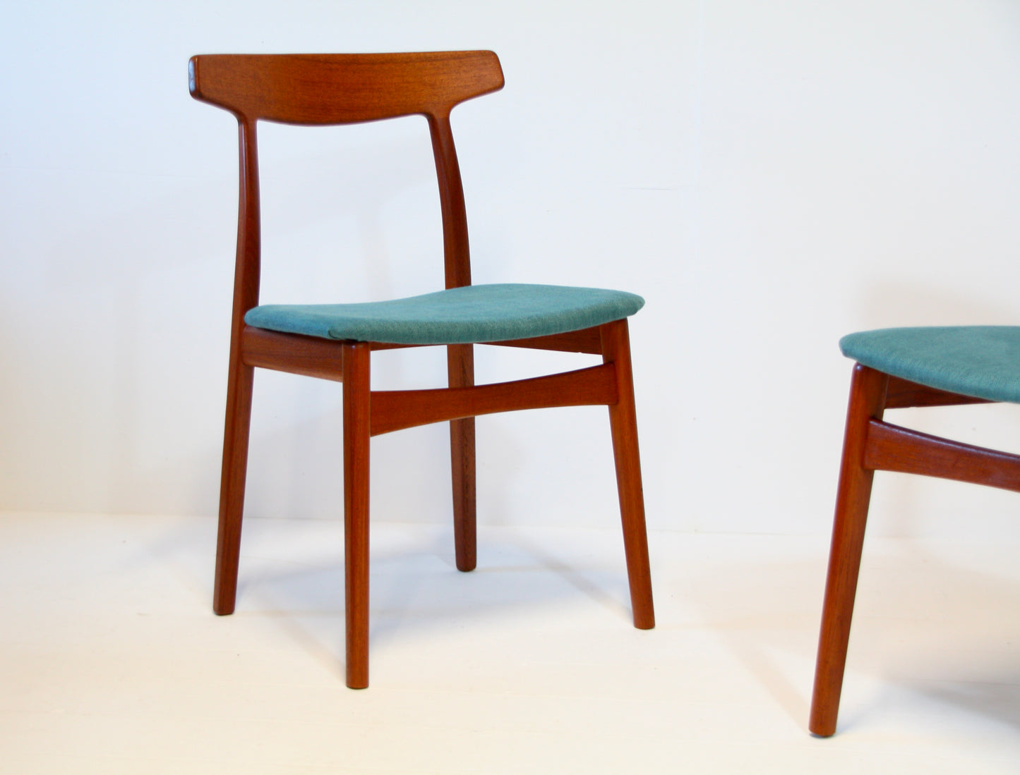 2 Chairs by Henning Kjaernulf for Bruno Hansen - Teak c.1960