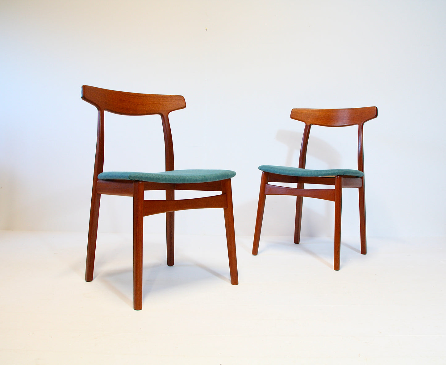 2 Chairs by Henning Kjaernulf for Bruno Hansen - Teak c.1960