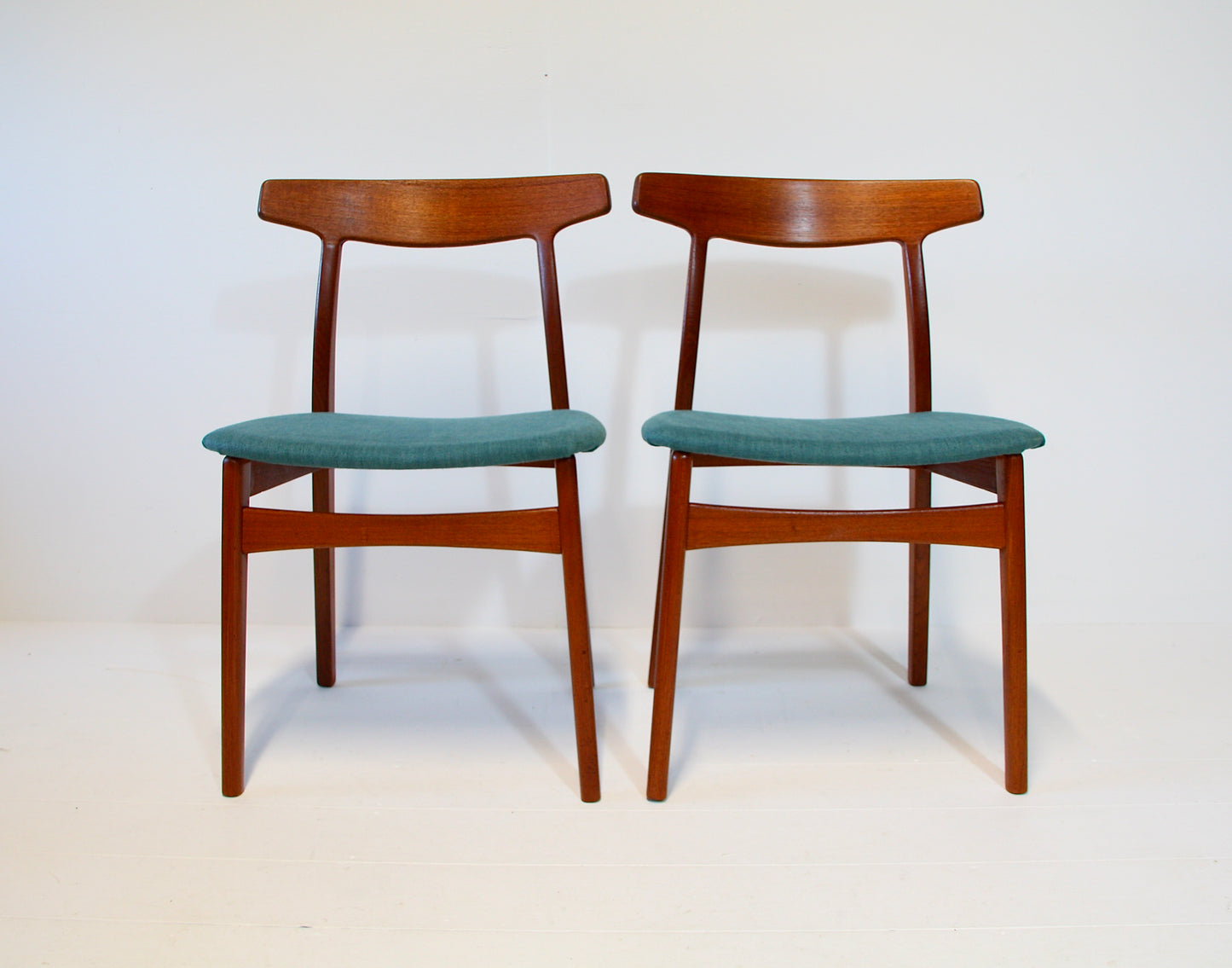 2 Chairs by Henning Kjaernulf for Bruno Hansen - Teak c.1960