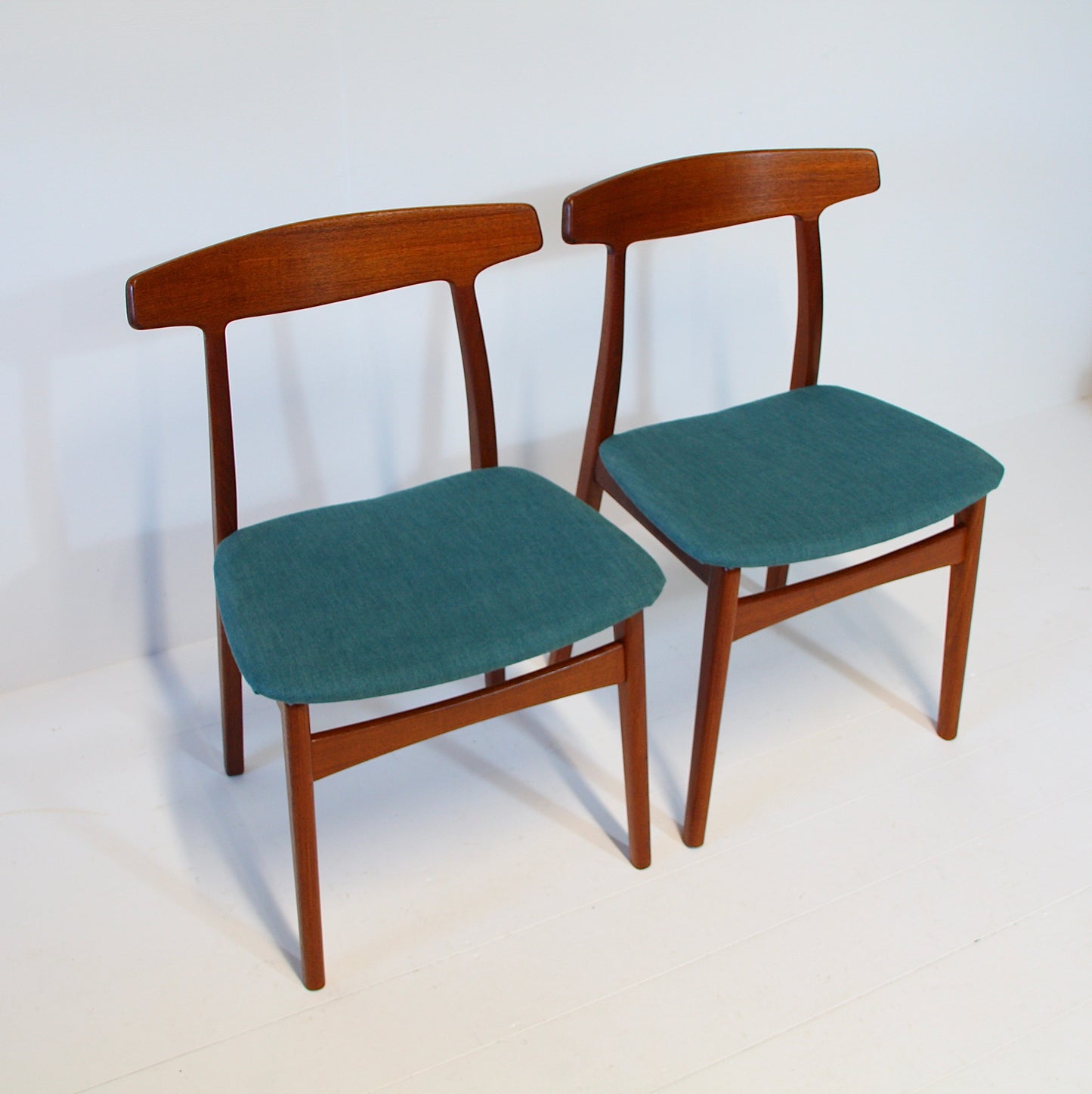 2 Chairs by Henning Kjaernulf for Bruno Hansen - Teak c.1960