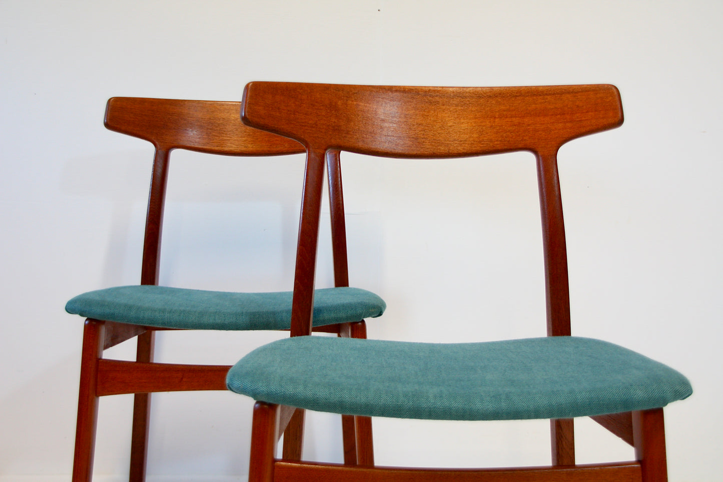 2 Chairs by Henning Kjaernulf for Bruno Hansen - Teak c.1960