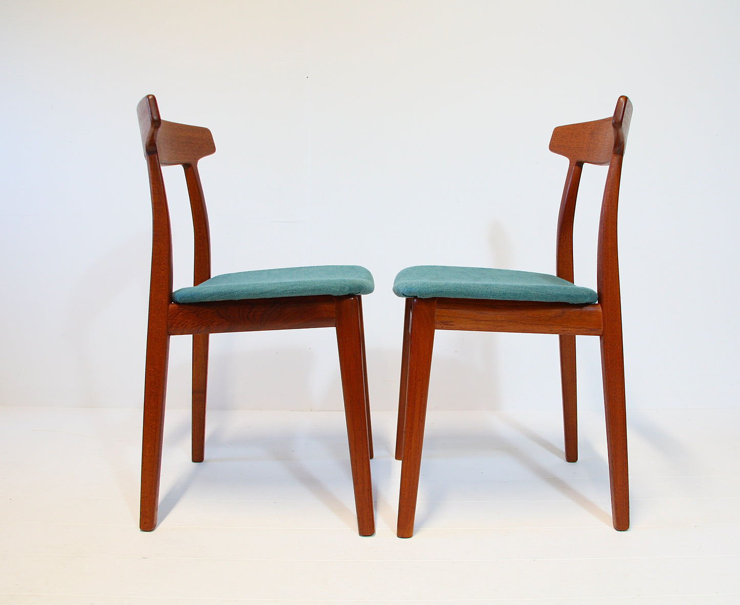 2 Chairs by Henning Kjaernulf for Bruno Hansen - Teak c.1960