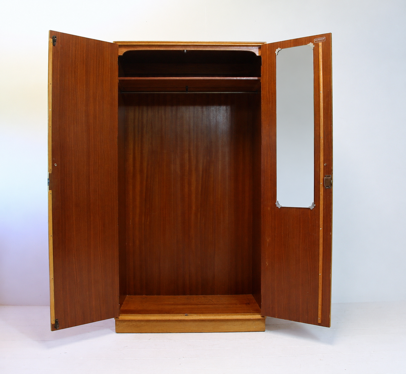 Vintage Oak Wardrobe by Meredew c.1960